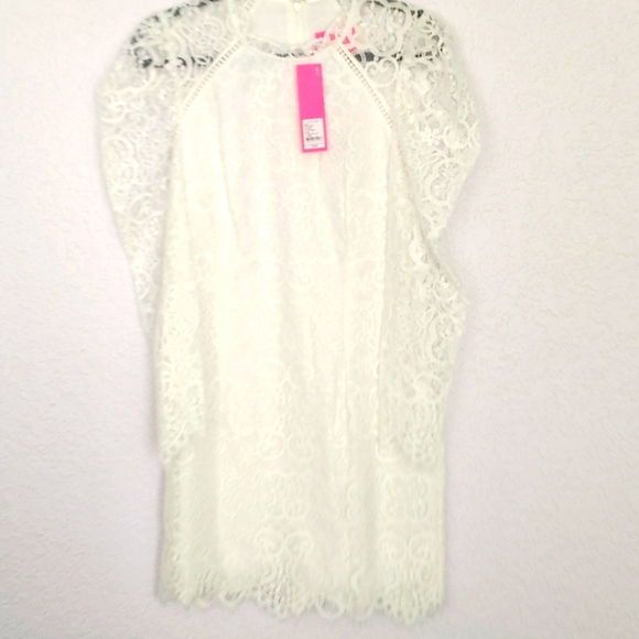 Lilly Pulitzer 🔥 NWT 🔥 Averi Dress; Style Coconut - NEVER WORN! Size 4 - Picture 3 of 14